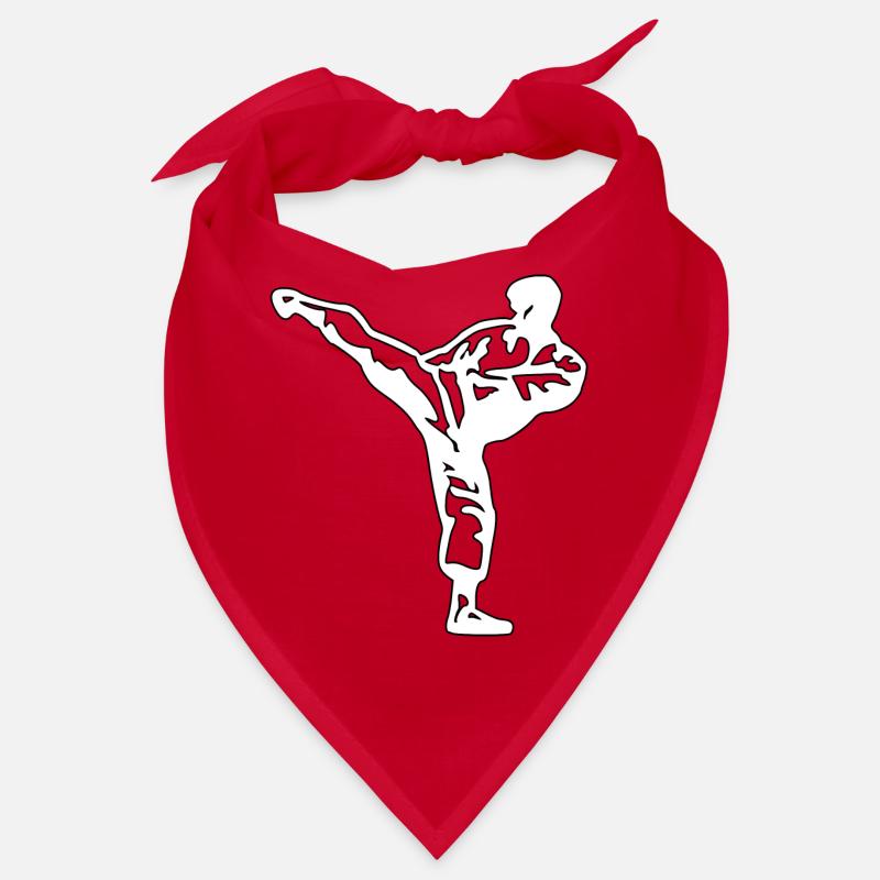 Karate White Bandana
