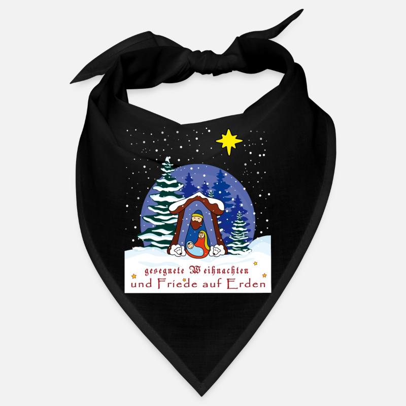 gesegnete Weihnachten, Weihnachtskrippe Bandana