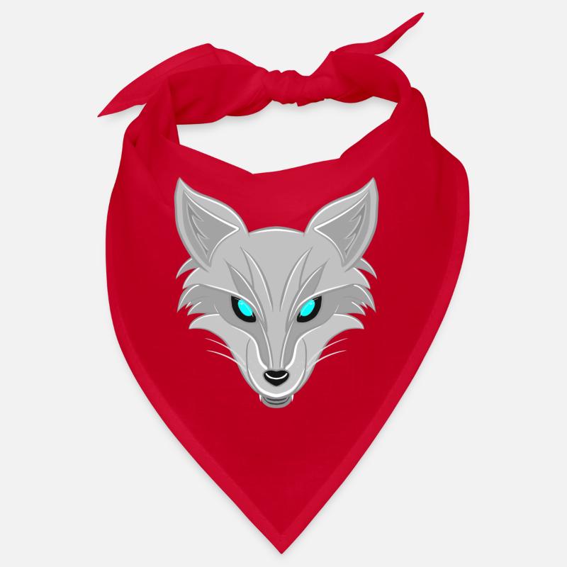 Silberfuchs - Elegantes Tierliebhaber Design Bandana