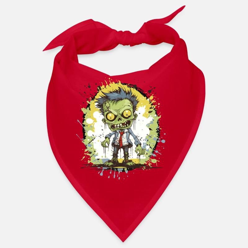 Éclaboussures de bande dessinée de zombie Bandana