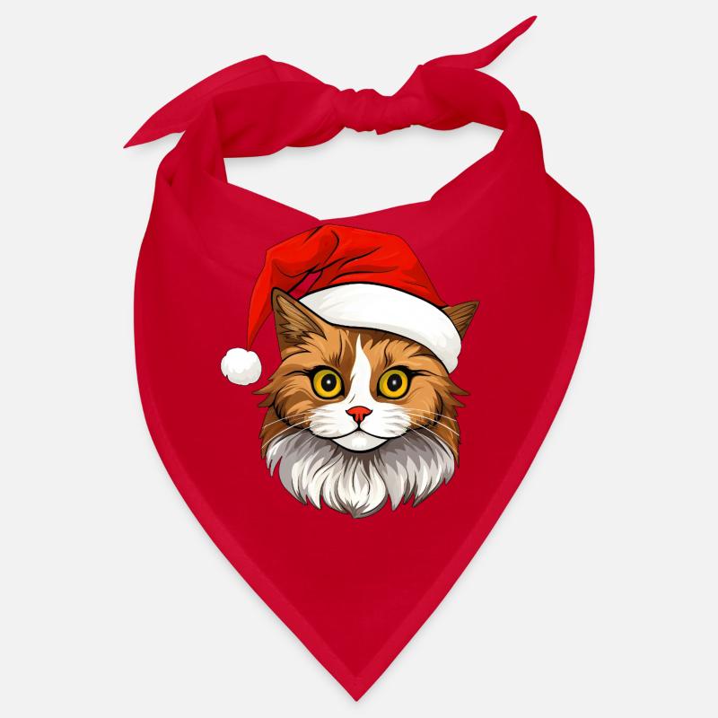 Katze Weihnachten Bandana