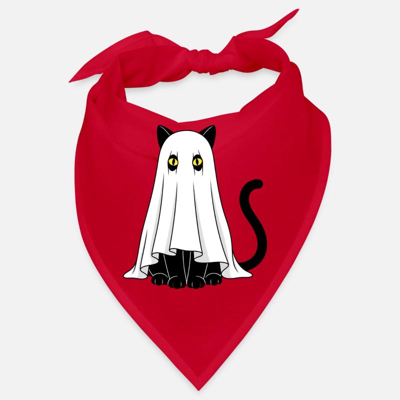 Fantôme Chat Voile Fantôme Bandana