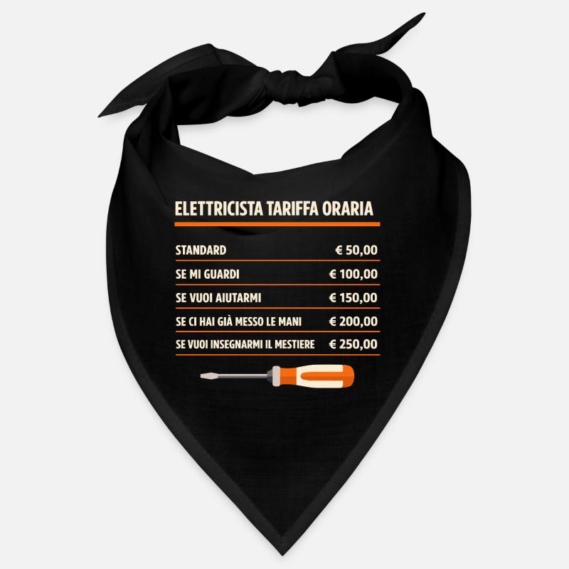 Farce drôle d’électricien horaire Bandana