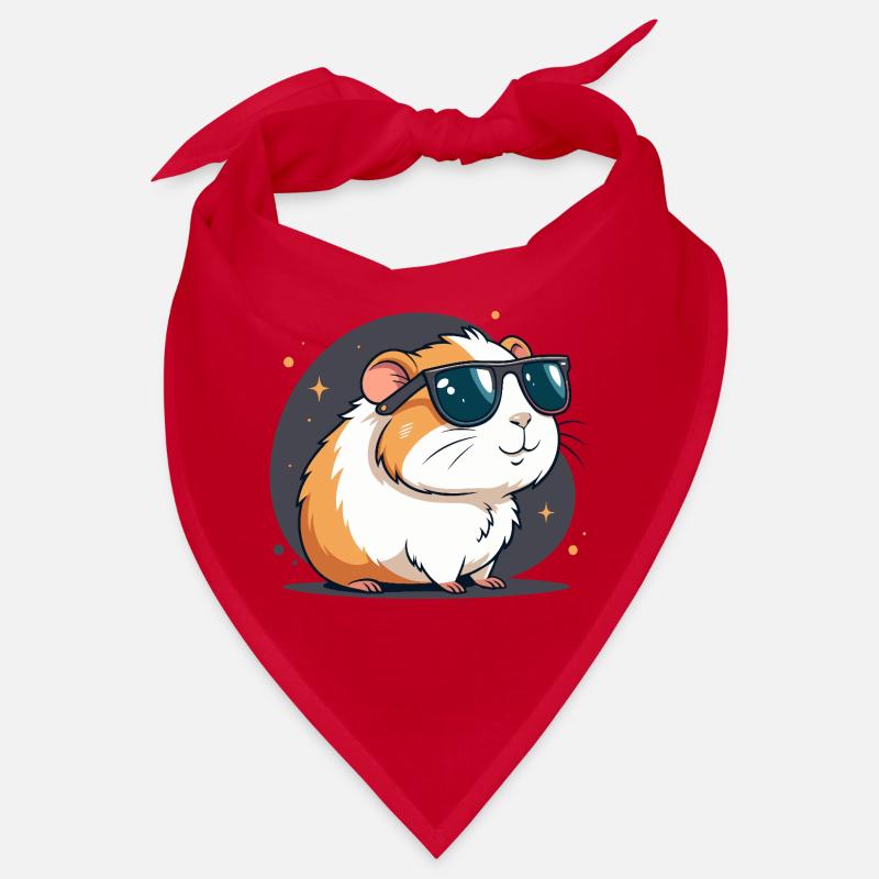 Cool hamster with dark glasses Bandana