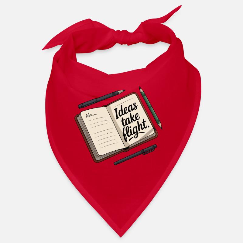 Ideen Take Flight Notizbuch Kunst - Bandana - Rot