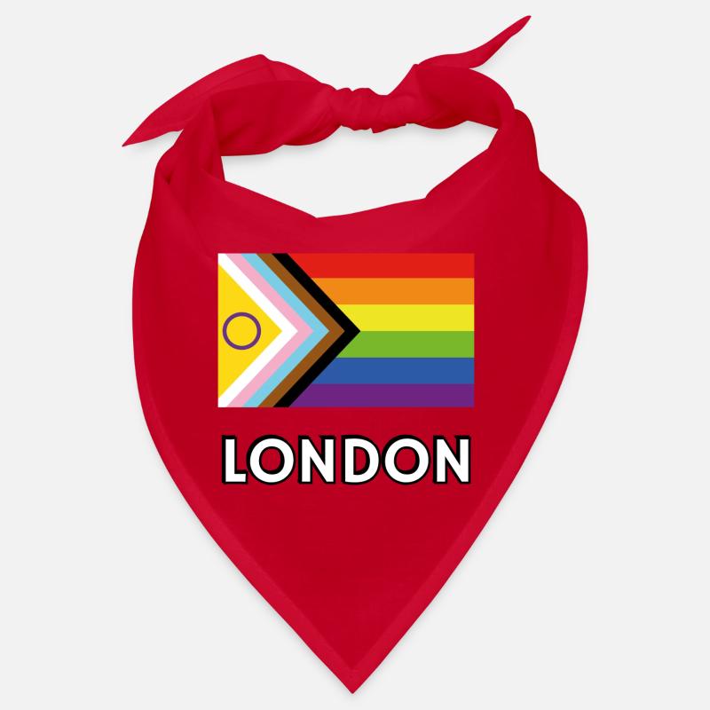 Drapeau de progrès de la fierté inclusive de Londres Bandana