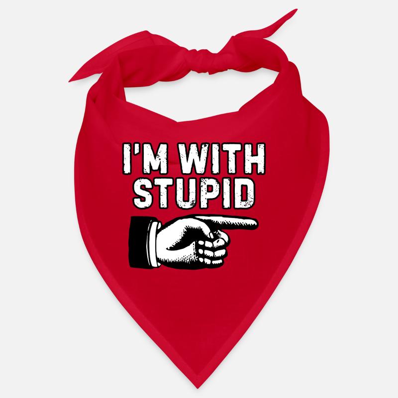 Ich bin mit der dummen Zeigegrafik Bandana