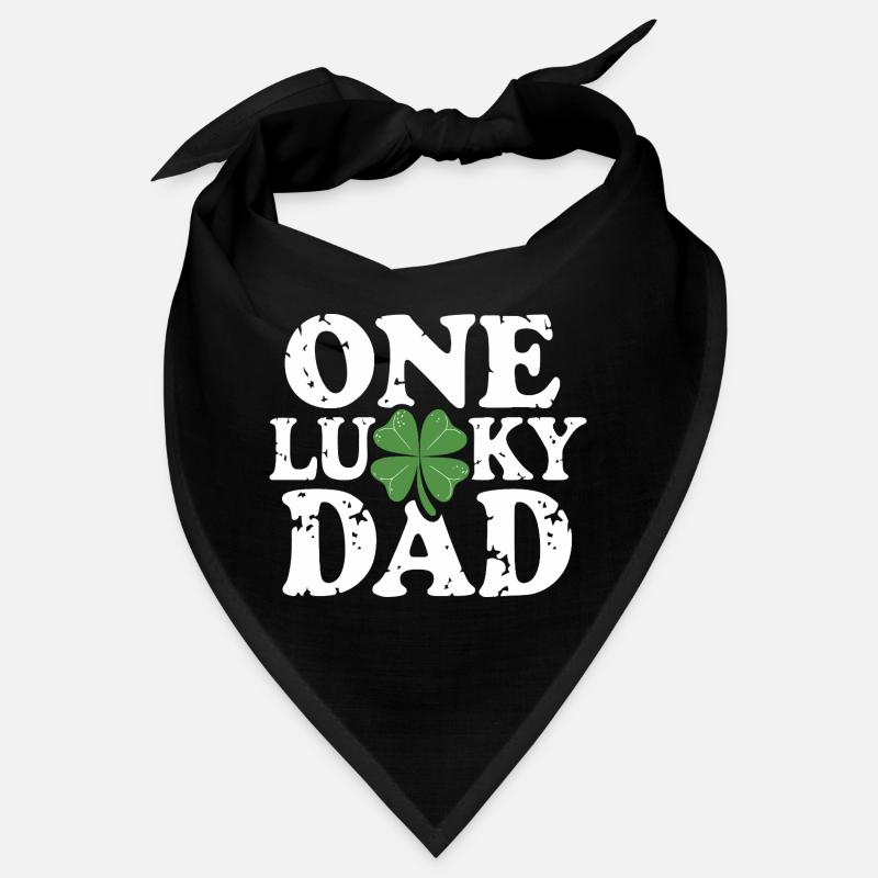 One Lucky Dad Shamrock Bandana