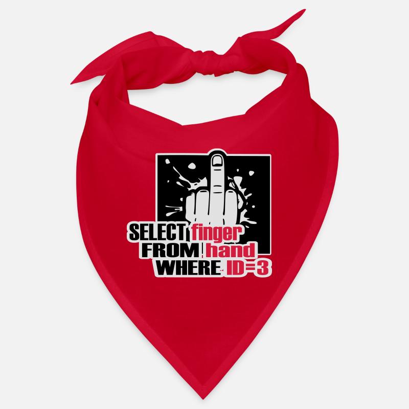 SELECT finger FROM hand Bandana