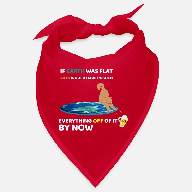 If the Earth was flat Bandana
