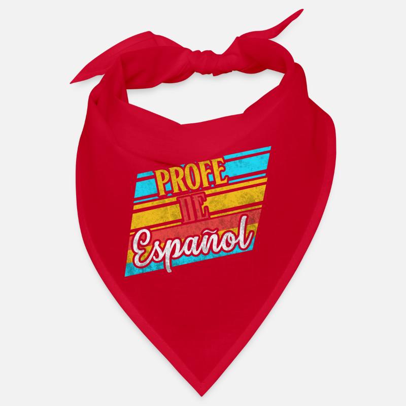 Profe De Espanol Spanisch Lehrer Geschenke Kostüm Bandana
