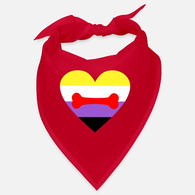Nonbinary Puppy Play LGBTQ Pride Bandana