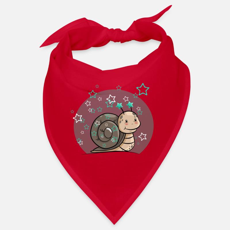 Escargot avec étoiles Bandana
