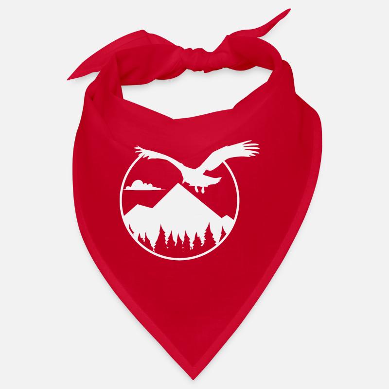 Adler und Berge - Eagle and Mountain Bandana