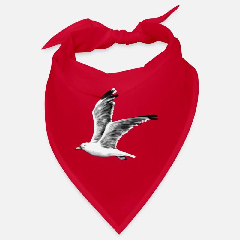Mouette - Bandana - rouge
