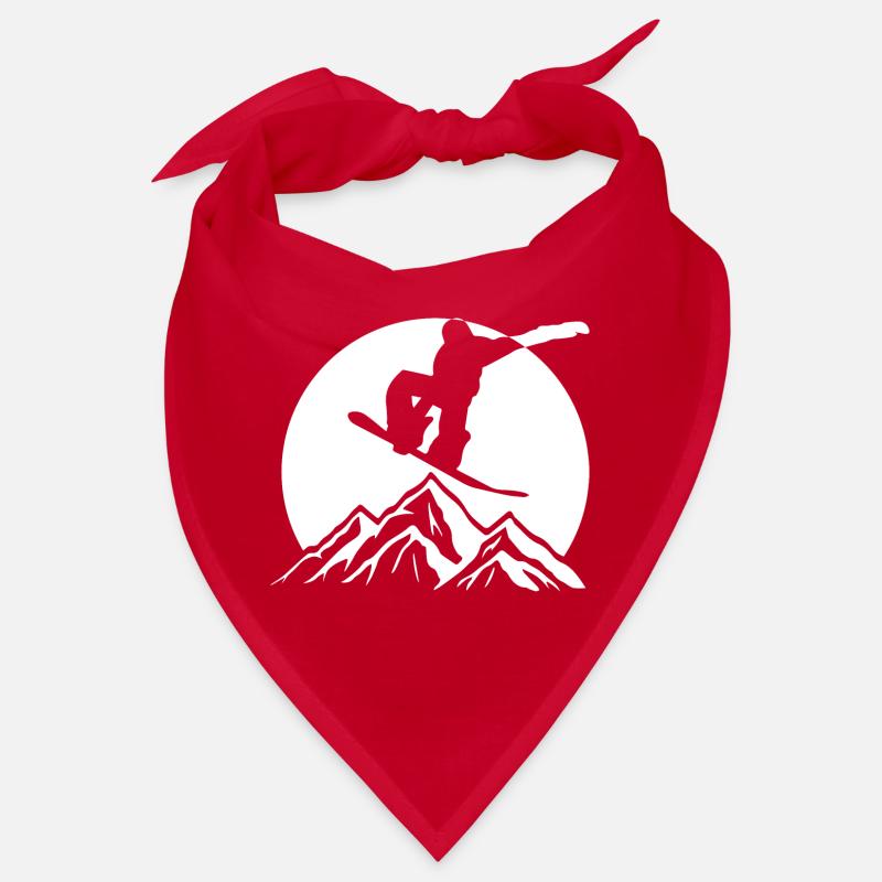 Snowboard Snowboarder Bandana