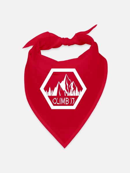 escalade - Bandana - rouge - Devant