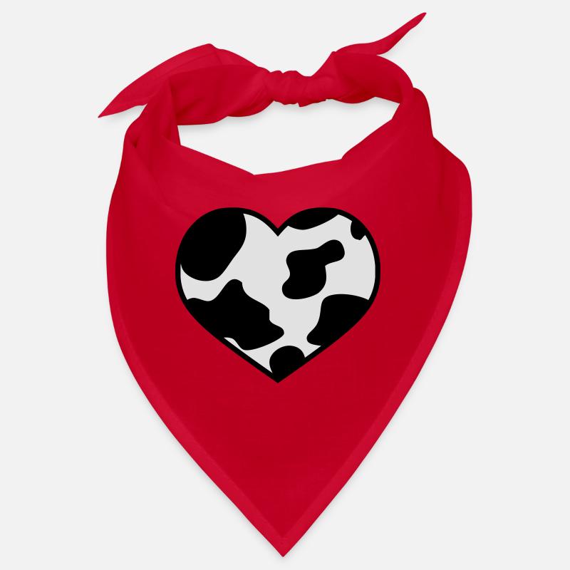 Kuh Herz Bandana