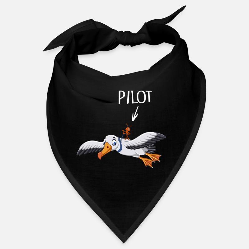 Pilot fliegt Flugzeug Bruchpilot Bandana