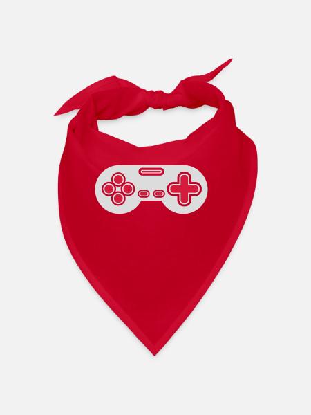 Design Retro Gamer Controller - Bandana - red - Front