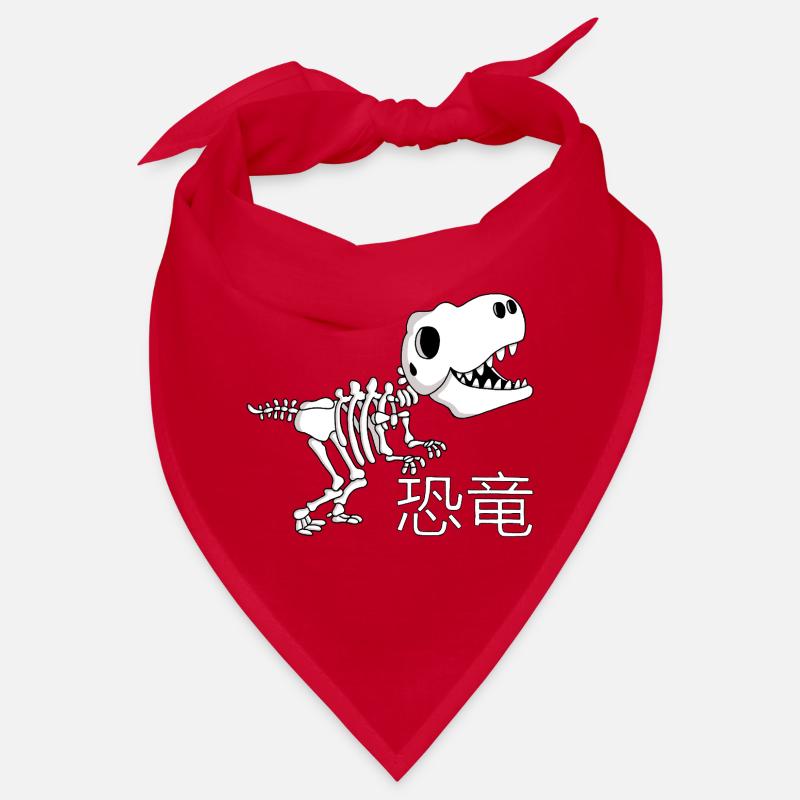 T Rex Squelette Dinosaure  Bandana