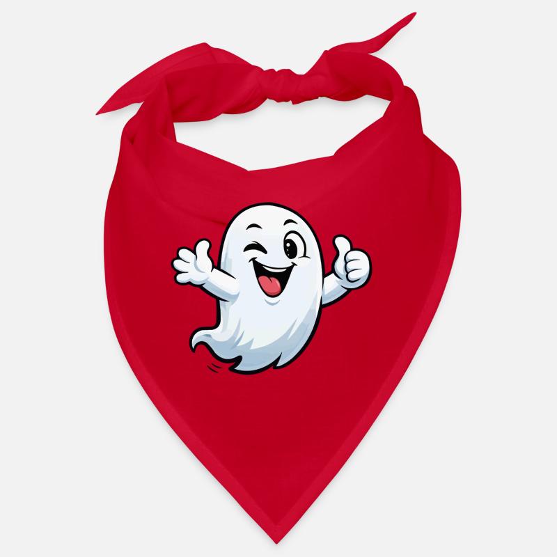 Winking Ghost Cartoon Bandana