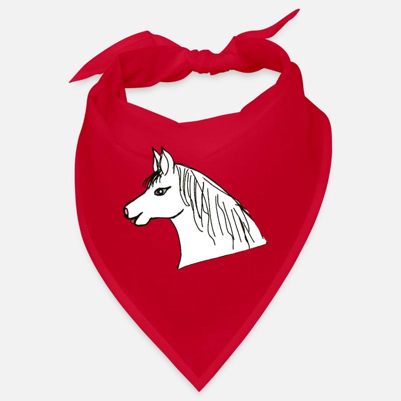 Pferdekopf Pony Pferd Kinder Pferde Bandana