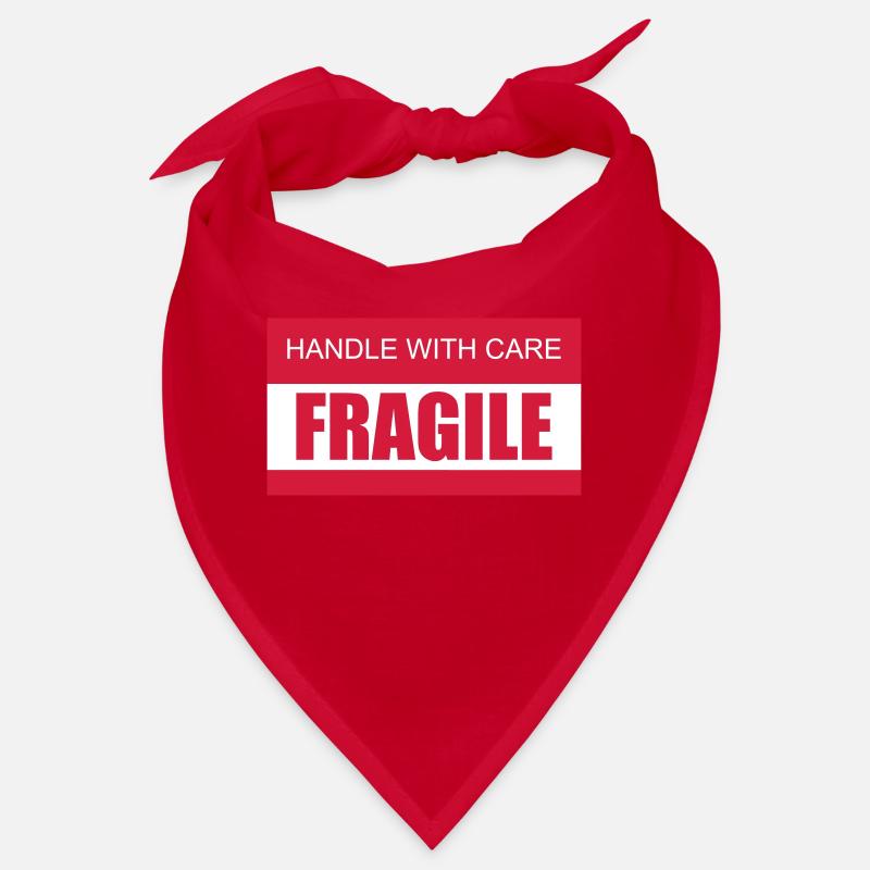 FRAGILE Handle with care 2c Bandana