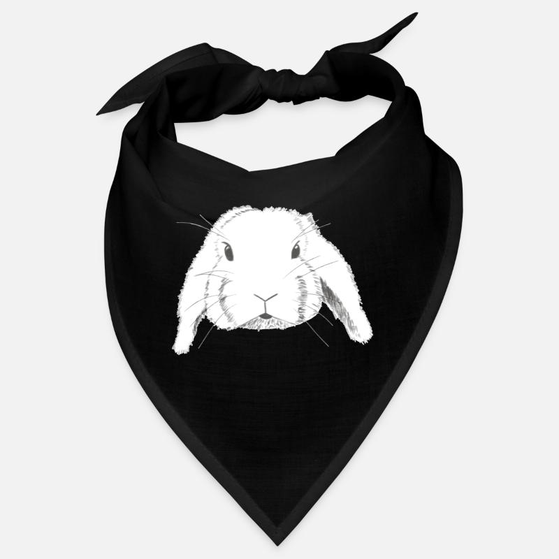 Aries Rabbit Drawing Bandana