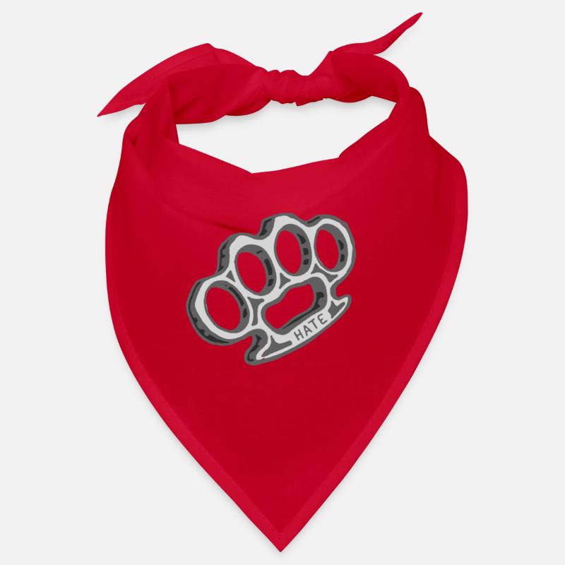 brass knuckles weapon hate hate Bandana