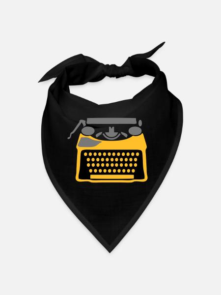 machine write - Bandana - black - Front