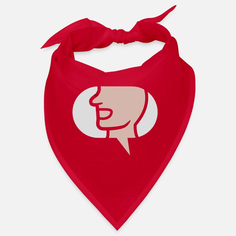Quatschen einfaches Symbol Sprechblase Bandana