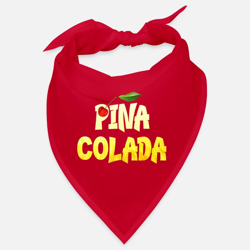 Pina Colada Ananas Kokos Rum mit Kirsche Bandana