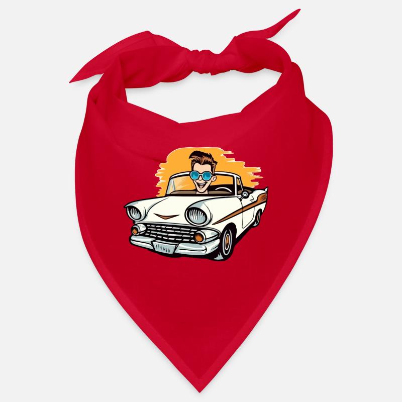 Clément in a convertible Bandana