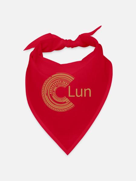 Für Lun - Bandana - Rot - Vorne