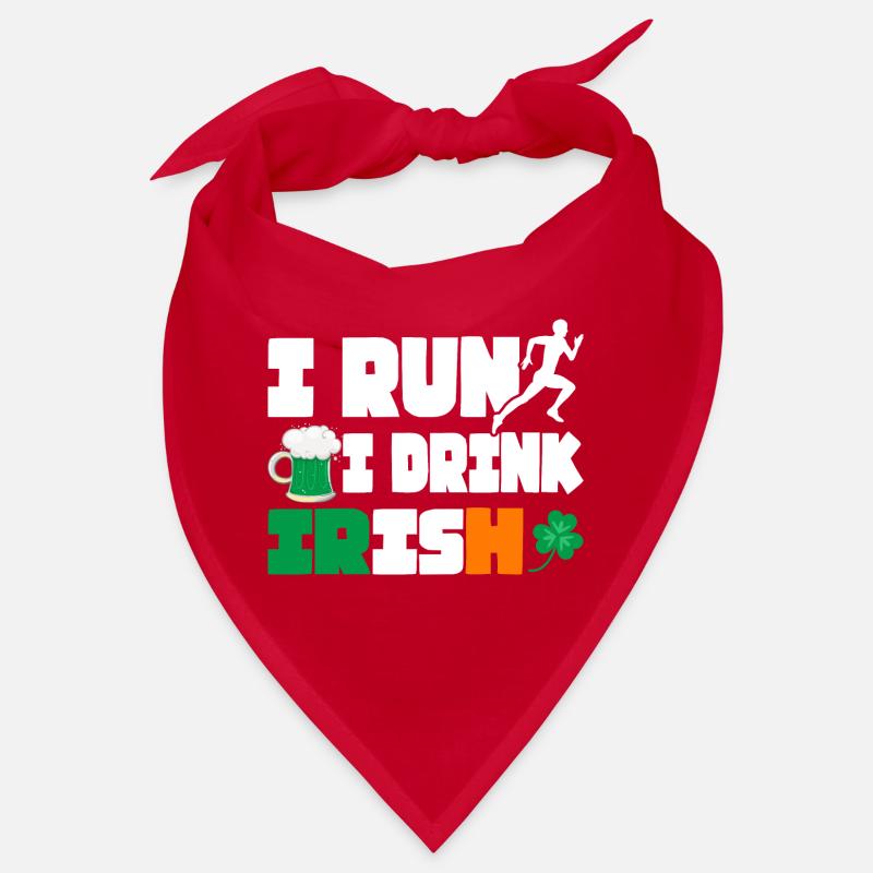 I Run. I Drink. Irish. Bandana