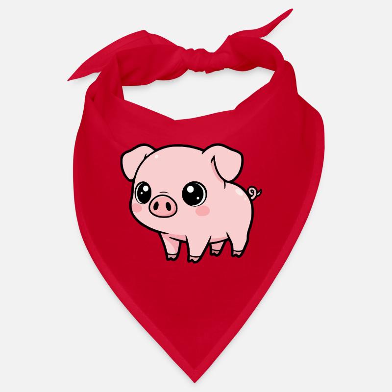 Kawaii Pig Cute Bandana