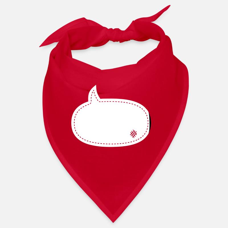 speech balloon patch Bandana