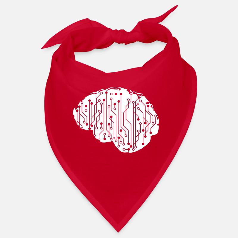 Elektrisches Gehirn CPU Daten Schaltkreis Computer Bandana