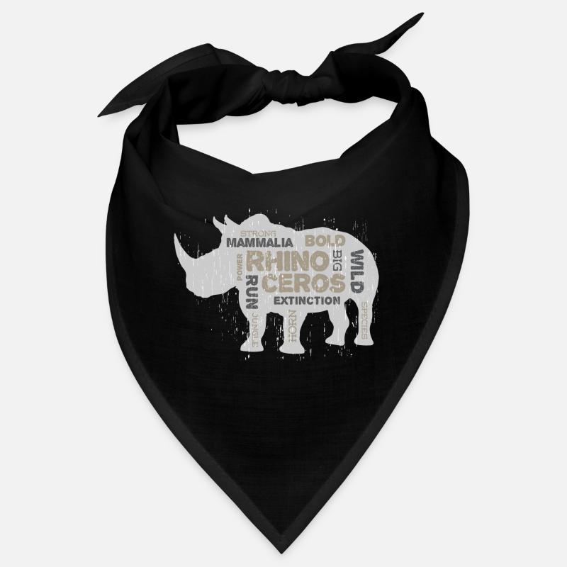 Speichern Sie das Nashorn Bandana