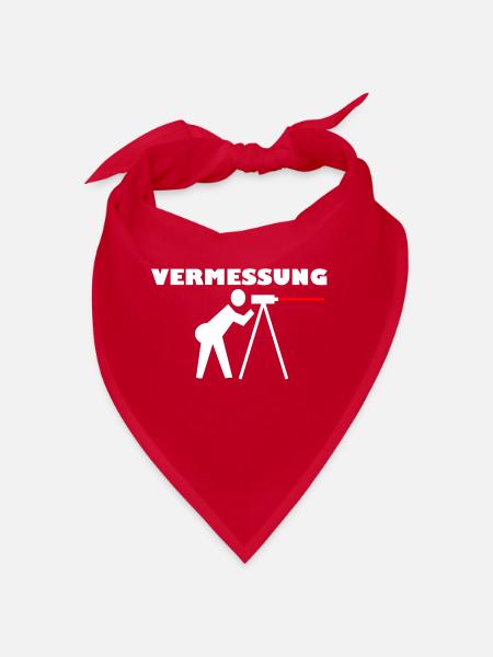 Topografía fresca Topografía Construcción tendencia divertida geodesy - Bandana - rojo