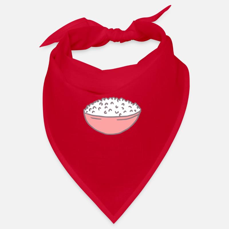 Reis Essen Teller Bandana