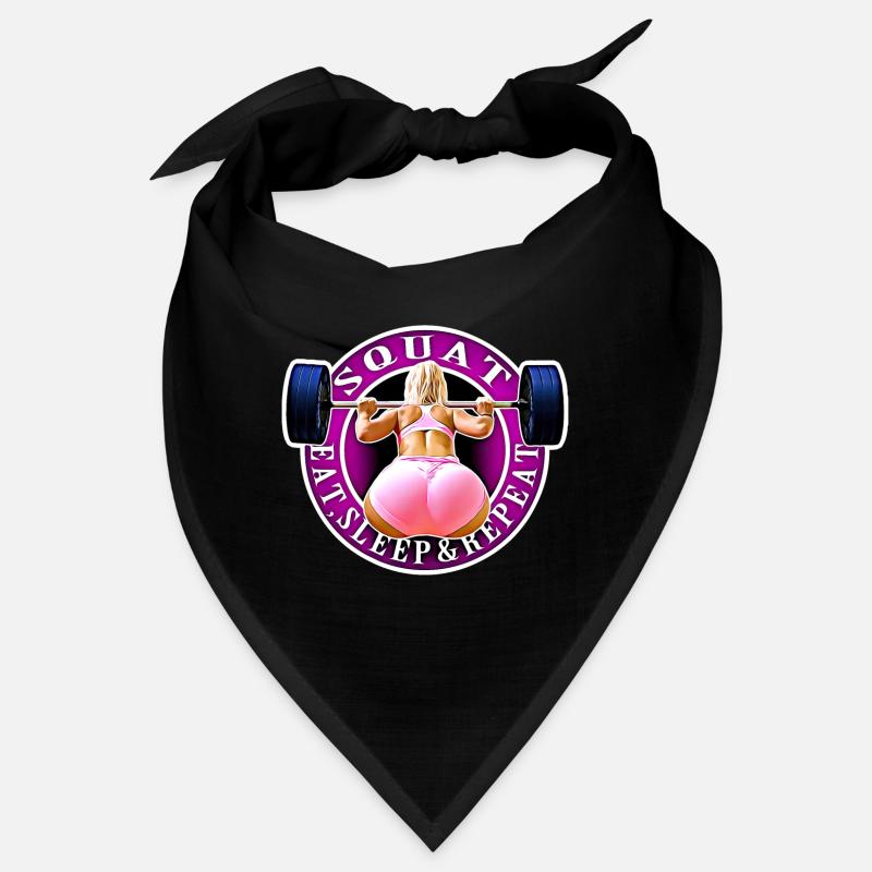 Squat, Eat, Sleep & Repeat. Bandana
