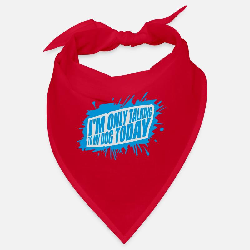 only talking to dog Bandana