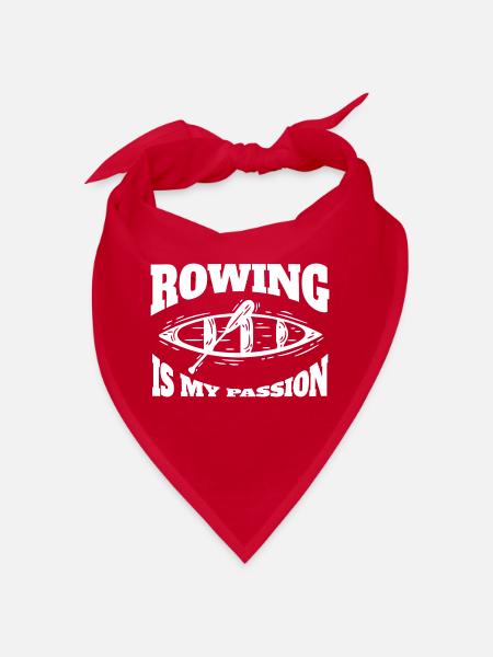 Rower Rowing Rower Saying Rowing Club Funny - Bandana - red - Front