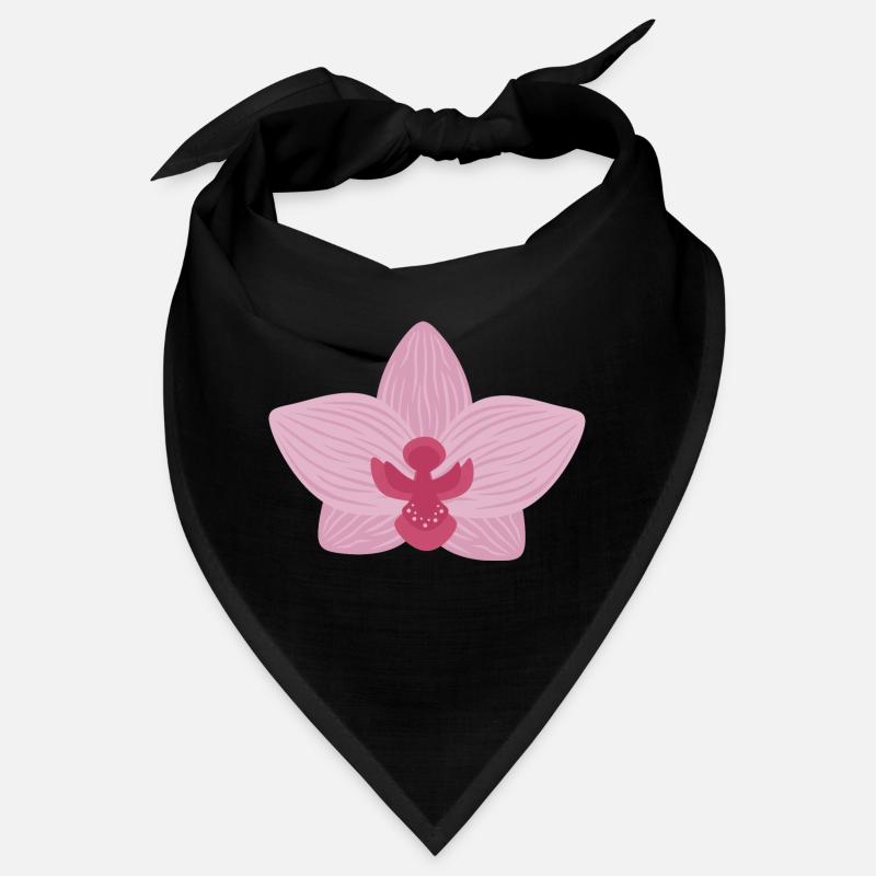 Orchidée lilas Bandana