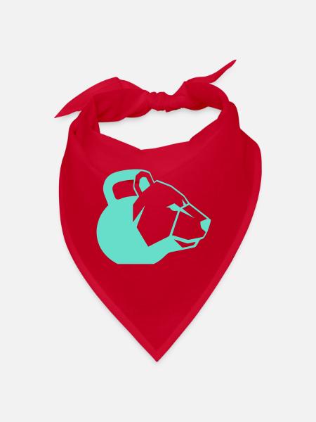KettleBear mint - Bandana - Rot - Vorne
