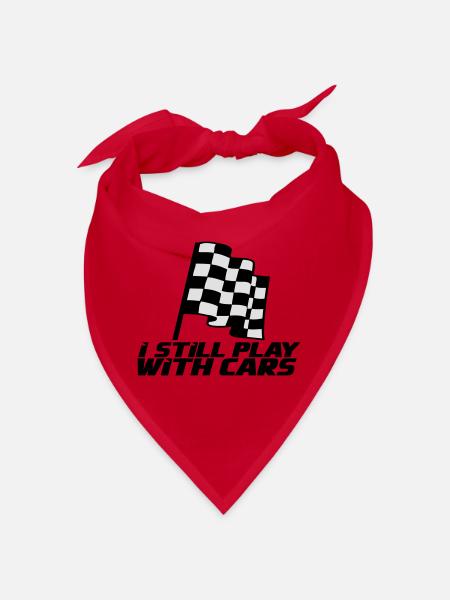 Autos - Bandana - Rot - Vorne