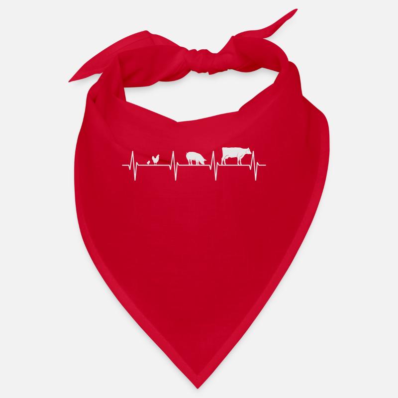 Bauernhof Herzschlag Bandana