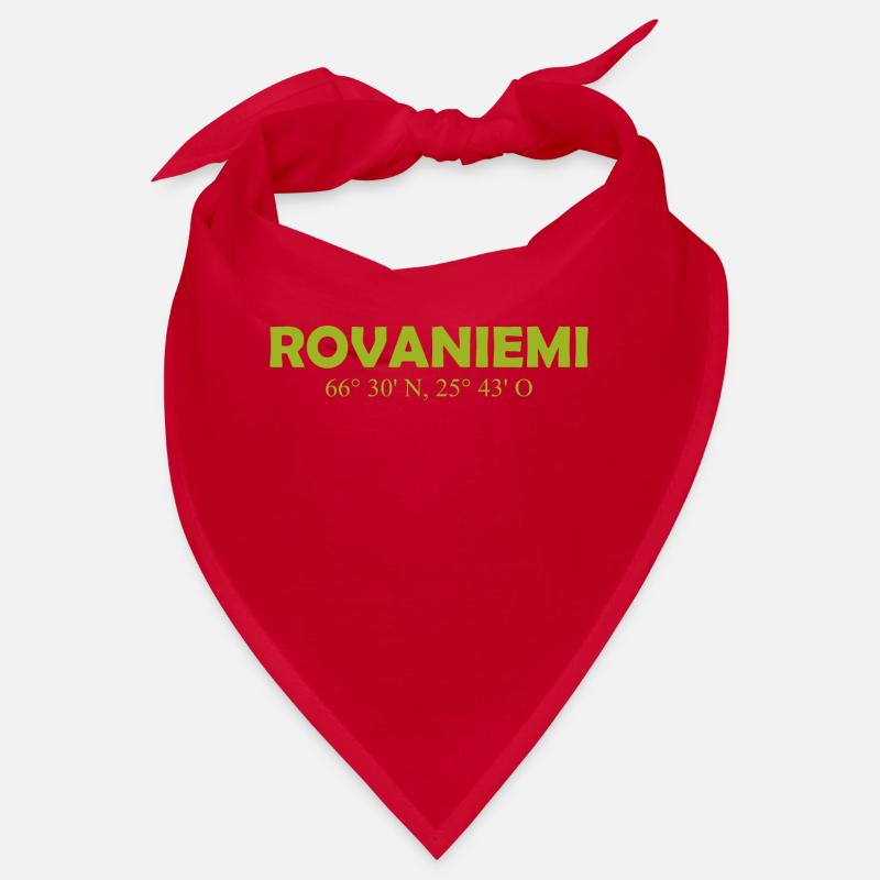 Rovaniemi - Finland - Coordinates - Longitude Bandana